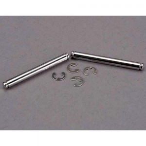 AX2637 Suspension pins 31.5mm chrome (2) w/ E-clips (4)