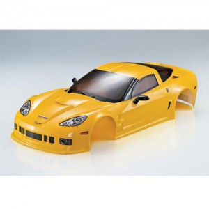 [48142] (하이 퀄리티 도색 완료 바디) 1/10 Corvette GT2 Finished Body Yellow (Printed)