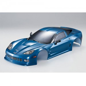 [48150] (하이 퀄리티 도색 완료 바디) 1/10 Corvette GT2 Finished Body Metallic-blue (Printed)