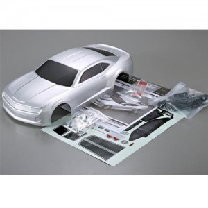 [48157] (하이 퀄리티 도색 완료 바디) 1/10 2011 Camaro Body Shell Silver (Printed)