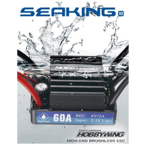 Seaking 60A V3 ESC(보트용 브러쉬리스 변속기)  30302200
