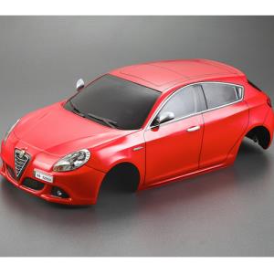 [48560] Alfa Rome Giulietta (2010) Finished Body Red (Printed) Light buckets assembled