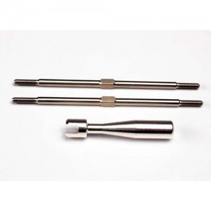 AX2338X Turnbuckles titanium 94mm (front tie rods) (2)/ billet aluminum wrench