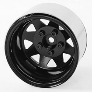 [#Z-W0243] [4개] 5 Lug Deep Dish Wagon 1.9&quot; Steel Stamped Beadlock Wheels (Black)