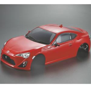 [48569] Toyota 86 Finished Body Red (Printed) Light buckets assembled