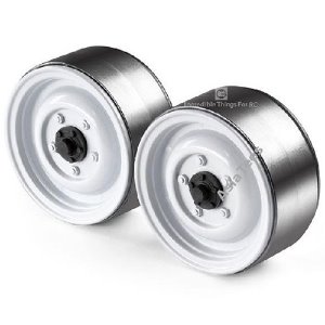 [#GRC/GAX0130CW] [2개] 1.9 Metal Classic Beadlock Wheel #Series I (White)