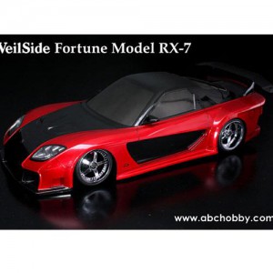 [66143](1:10 드리프트 / 투어링 ) VeilSide Fortune Model RX-7 195mm Body Set For 1/10 (Clear)