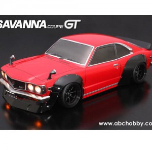 (1:10 드리프트 / 투어링 ) [66160] MAZDA RX-3 Savanna Coupe GT 200mm Body Set For 1/10 Scale (Clear)
