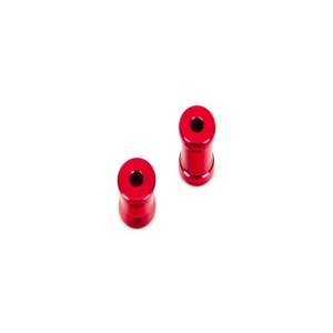 ARA320569 ALUMINUM CHASSIS BRACE SPACER SET (RED)