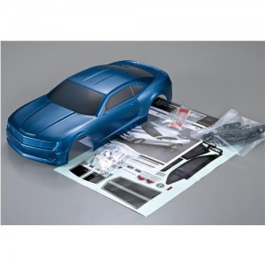 [48163] (하이 퀄리티 도색 완료 바디) 1/10 2011 Camaro Body Shell Metallic-blue (Printed)