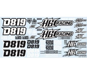 HB RACING D819 Decal  [HB204451]