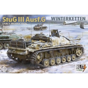 [1월 3일 입고 예정-예약 중]BT8010 1/35 StuG III Ausf.G Early Production w/Winterketten