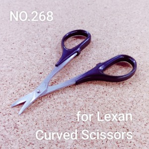 [NO.268] Curved Scissors (For Lexan Body) 곡선가위