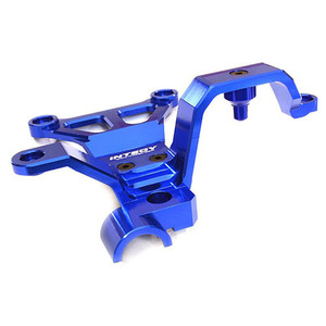 Billet Machined Steering Bell Crank Support for Traxxas X-Maxx 4X4 (Blue)   [C27075BLUE]