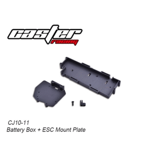  CJ10 Battery Box + ESC Mount Plate (락로켓 CJ10용) CJ10-11 