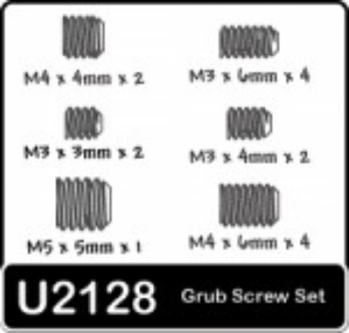 [U2128] SPEED PACK - Grub-Set Screws M3 M4