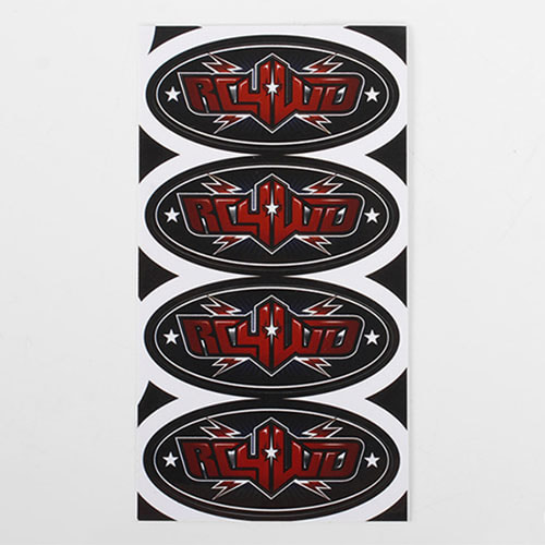 [#Z-L0187] [4장] RC4WD Logo Decal Sheets (50.8 x 22.6mm)