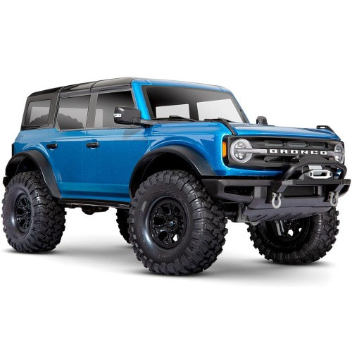 1/10 TRX-4 Trail Crawler Truck w/2021 Ford Bronco Body (V Blue) w/TQi 2.4GHz Radio   [CB92076-4-BLU]
