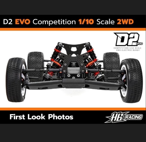 HB RACING D2 Evo 1/10 Competition Electric Buggy 2wd   HB204240
