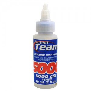 AA5453 FT Silicone Diff Fluid 5000cst for gear diffs / 2oz •New flip-top cap