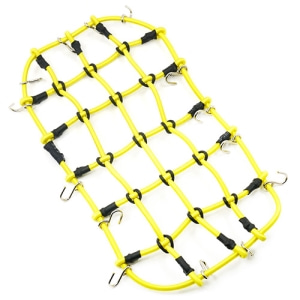 YA-0560YW 1/10 RC Crawler Scale Accessory Luggage Net 200mm x 110mm Yellow