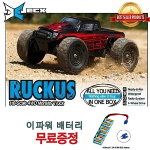 배터리무료증정-이벤트 [러커스1/18 전동몬스터]RUCKUS 1/18 Scale 4WD Monster Truck  
