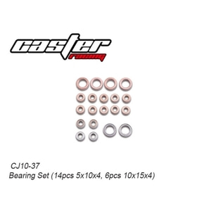  CJ10 Bearing Set (14pcs 5x10x4, 6pcs 10x15x4) (락로켓 CJ10용) CJ10-37 