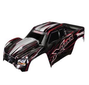 AX7711R Body, X-Maxx, red (painted, decals applied) (assembled with tailgate protector)  