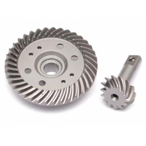 BR271099(5379X) Steel Heavy Duty Helical Spiral Front/Rear Differential Ring &amp; Pinion Gear (37T/13T) for All Traxxas 4WD 4X4