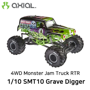 AX90055 AXIAL 1/10 SMT10 Grave DiggerMnsterJam Truck 4WD