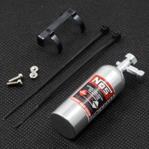 YA-0429SV Yeah Racing Aluminum Nos Nitrous Oxide Balance Weight Bottle 23g For 1/10 RC Silver