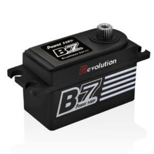 (레이스 최적화 스펙, 로우 프로파일 서보) B7 Revolution HV (Low Profile) Brushless Digital Servos 13kg / 0.055sec  (배선 길이 선택가능)  B7-18cm/ B7-8cm