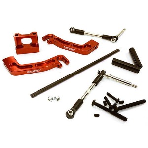 [#C28432RED] Front Sway Bar Anti-Roll Bar Set for Traxxas X-Maxx 4X4