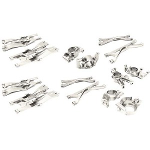 [#C26835SILVER] Billet Machined Suspension Conversion Kit for Traxxas X-Maxx 4X4 (Silver)