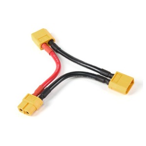 (XT60, 직렬 짹) Serial - XT60 GOLD CONNECTOR 10CM Female to 2 Male