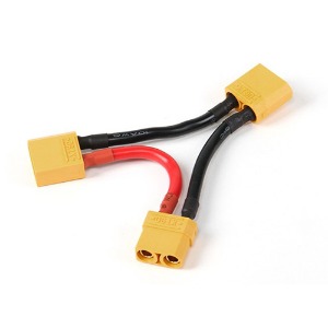 (XT90, 직렬 짹) Serial - XT90 GOLD CONNECTOR 10CM Female to 2 male