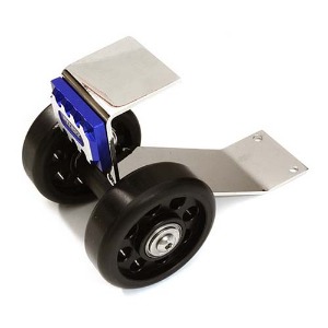 [#C27190BLUE] Metal Machined Wheelie Bar Kit for Traxxas X-Maxx 4X4 (Blue)