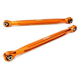 [#C27047ORANGE] Billet Machined Steering Links for Traxxas X-Maxx 4X4 (Orange)