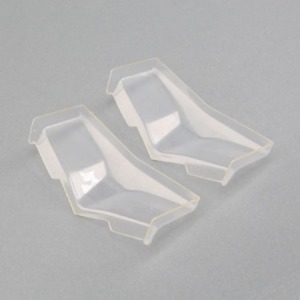 [TLR230015] High Front Wing, Wide, Clear (2): 22 5.0
