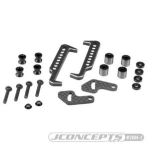 JConcepts B6.1 Swing Operated Battery Retainer Set (Black)  [2604-2]