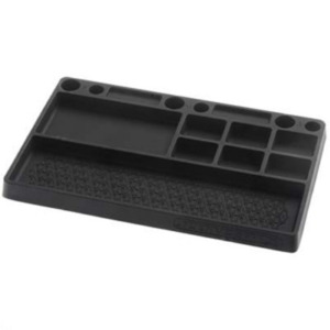 (파트 트레이) JConcepts Rubber Parts Tray (Black)  [2550-2]