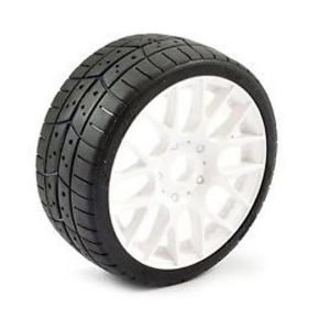 [SWS40245W16P] Sweep 1:8 GT racing TREADED 45glued tires(white wheel) - 반대분