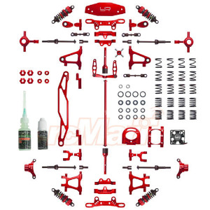 [#CK-TT02RD] Aluminum Conversion Kit For Tamiya TT02 (Red)