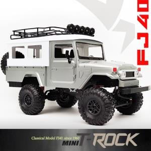 [minit -lc40S] 2.4G 1:12 mini trock 4WD Rc Car rock Vehicle Truck (미니 티락 FJ40) 실버