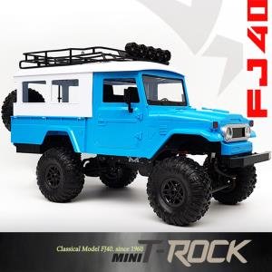 [minit -lc40B] 2.4G 1:12 mini trock 4WD Rc Car rock Vehicle Truck (미니 티락 FJ40) 블루