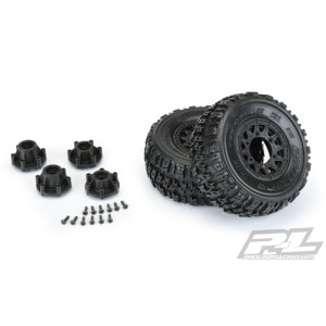 2020-NEW AP1190-10 Trencher X SC 2.2&quot;/3.0&quot; All Terrain Tires Mounted on Raid Black