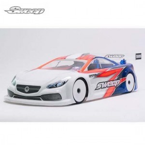[SW-SD0028L] STC-8 1/10 190MM TOURING CAR CLEAR BODY LW