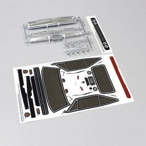 [KYFAB452-01] Decal ＆ Body Parts Set (DODGE CHARGER)