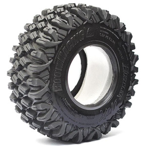 [#BRTR19001-SS] Hustler M/T Xtreme 1.9 Rock Crawling Tires 4.45X1.57 Snail Slime™ Compound W/ 2-Stage Foams (Super Soft) [Recon G6 Certified] 2Pcs