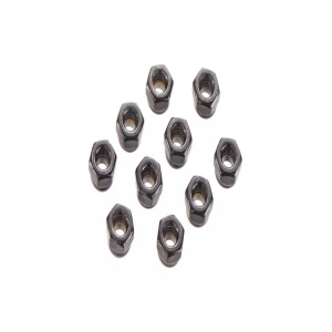 AX31051 Nylon Locking Hex Nut 4mm Black (10)